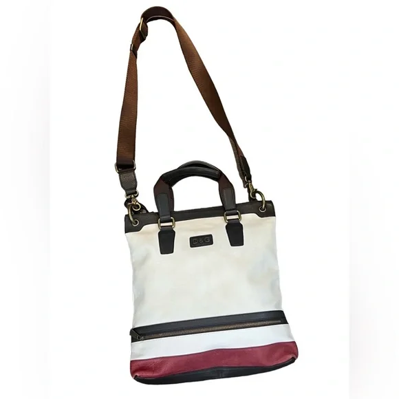 D&G unisex leather top handle tote bag - Picture 1 of 10